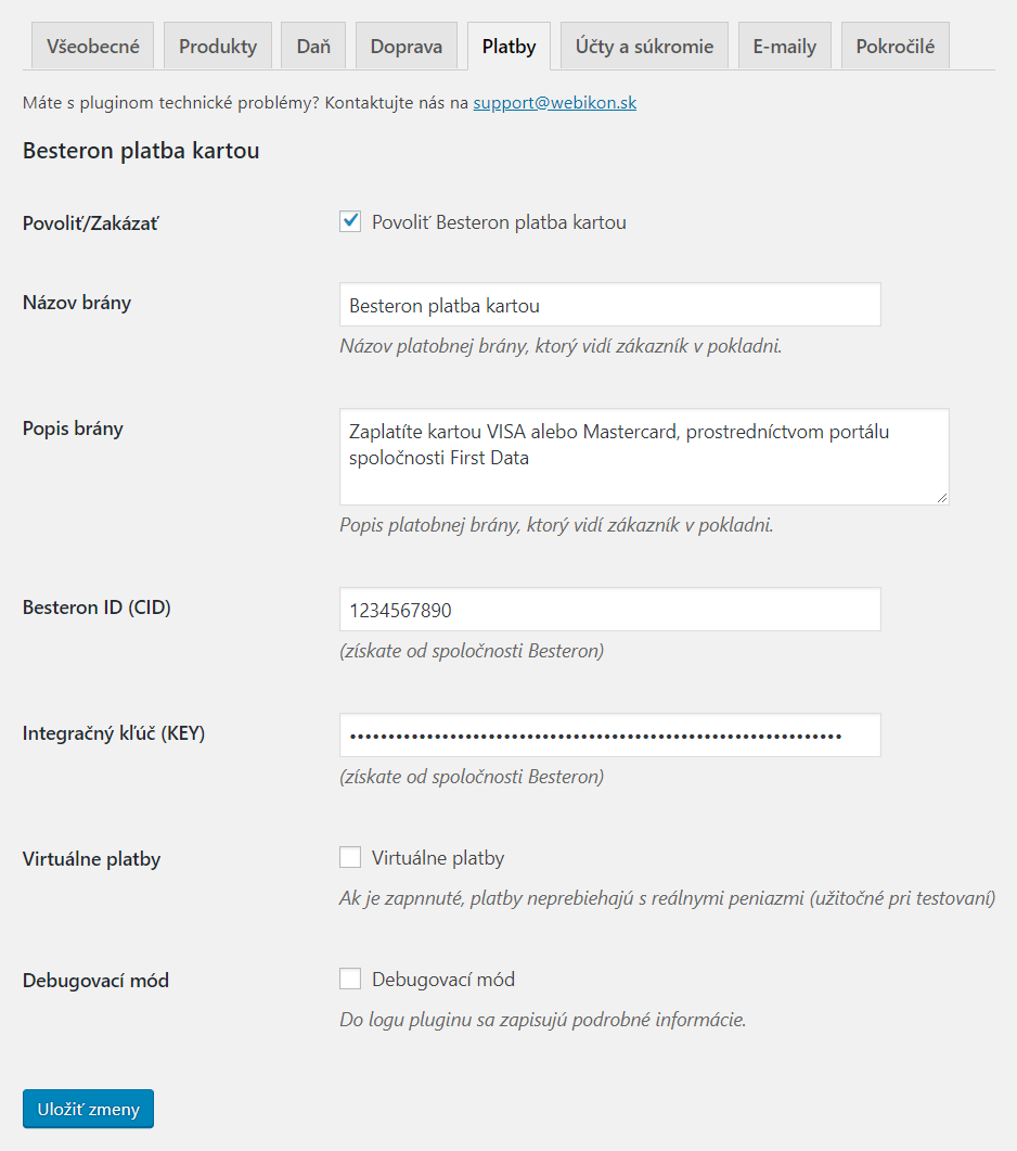 Besteron platba kartou – Obrázok 2