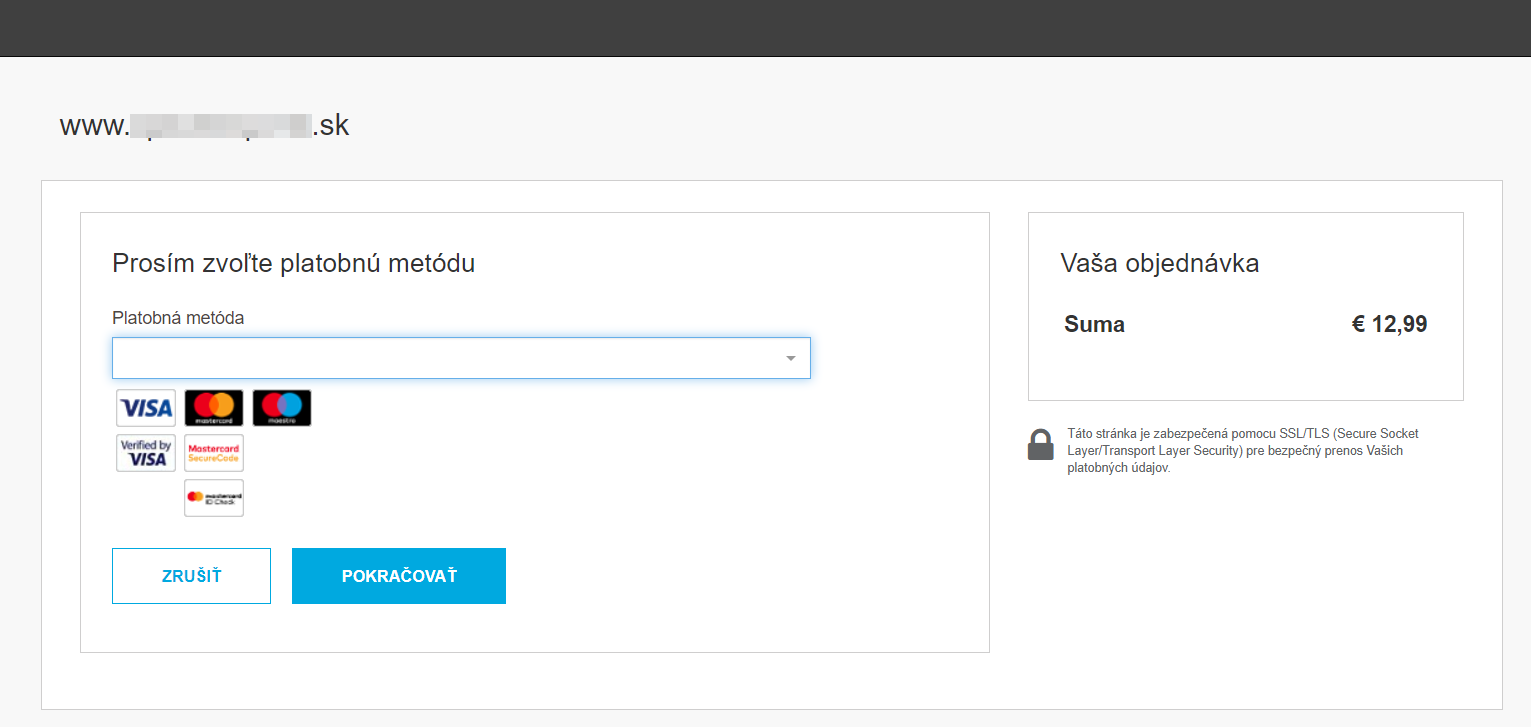 Besteron platba kartou – Obrázok 4