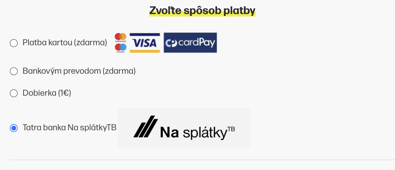 Tatra banka Na splátky – Obrázok 5